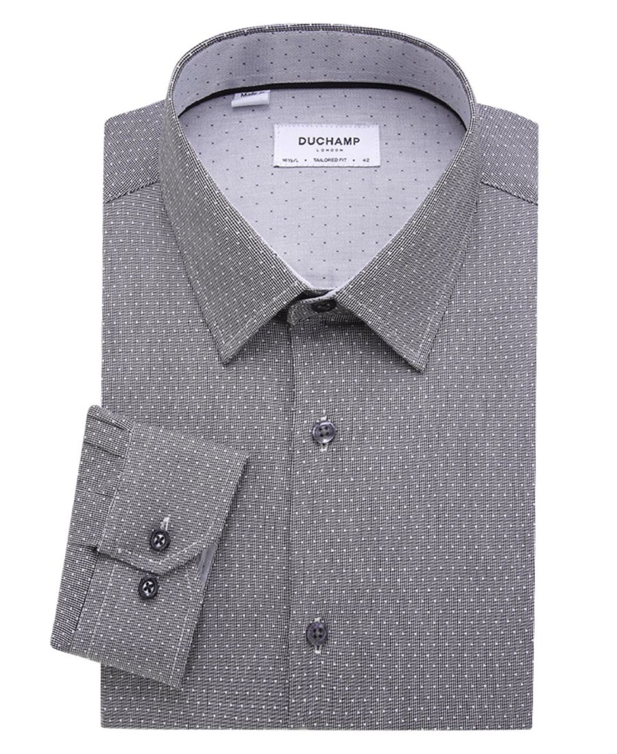 Рубашка в полоску с нарядным рисунком Duchamp London, Black
Рубашка в полоску с нарядным рисунком Duchamp London, Black