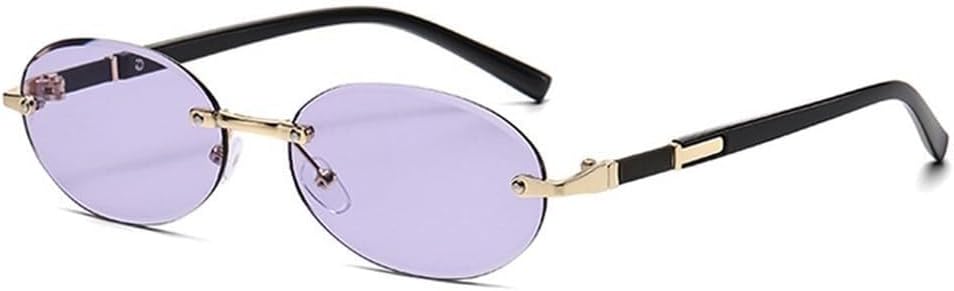 Женские солнцезащитные очки овальной формы без оправы с прозрачными линзами с градиентом цвета «океан», защита от УФ-излучения UV400, мужские очки для занятий спортом на открытом воздухе, бега и езды на велосипеде LXLHWN, Purple
Женские солнцезащитные очки овальной формы без оправы с прозрачными линзами с градиентом цвета «океан», защита от УФ-излучения UV400, мужские очки для занятий спортом на открытом воздухе, бега и езды на велосипеде LXLHWN, Purple