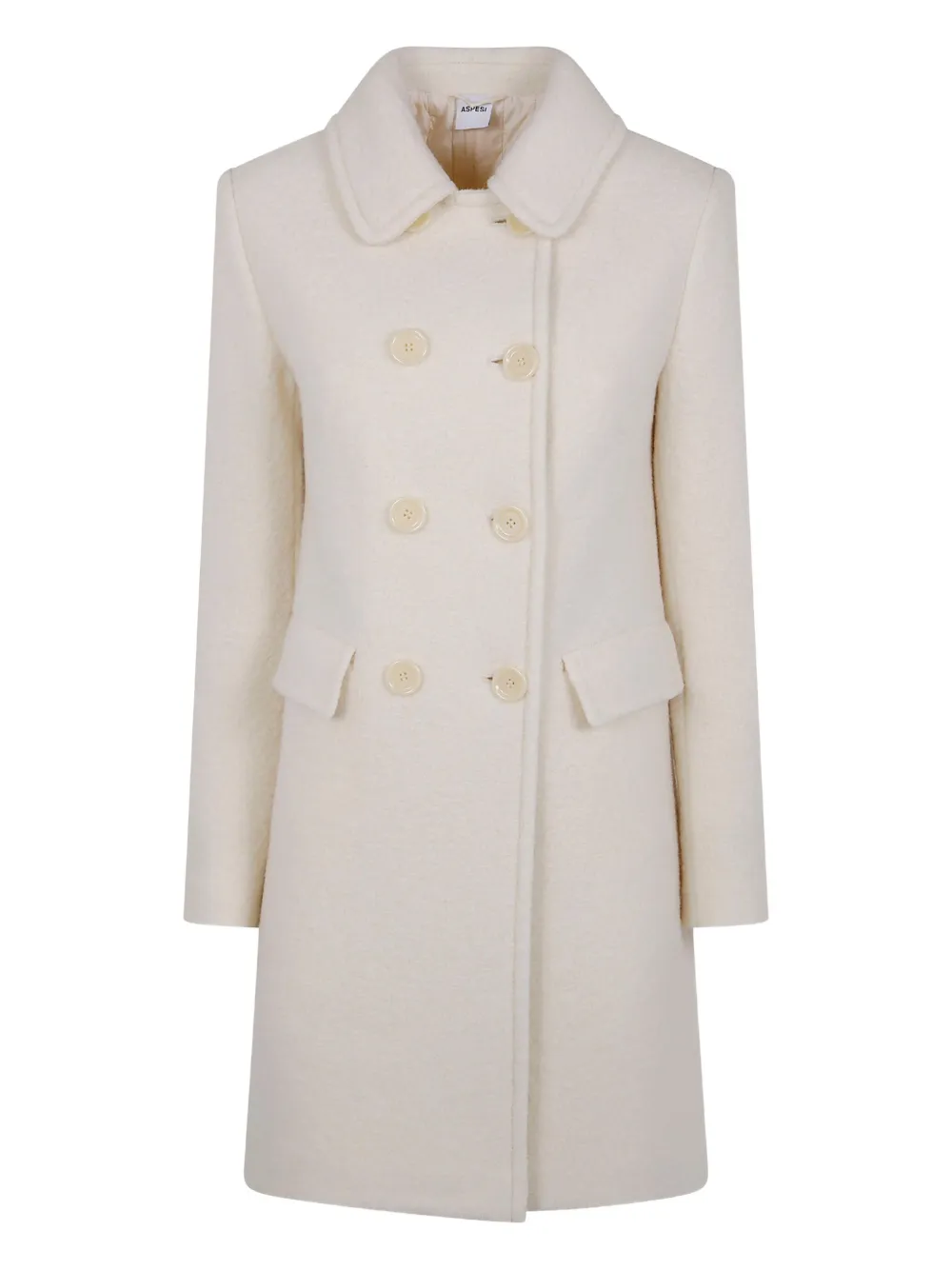 Пальто на пуговицах Aspesi, нейтральный
Пальто на пуговицах Aspesi, нейтральный