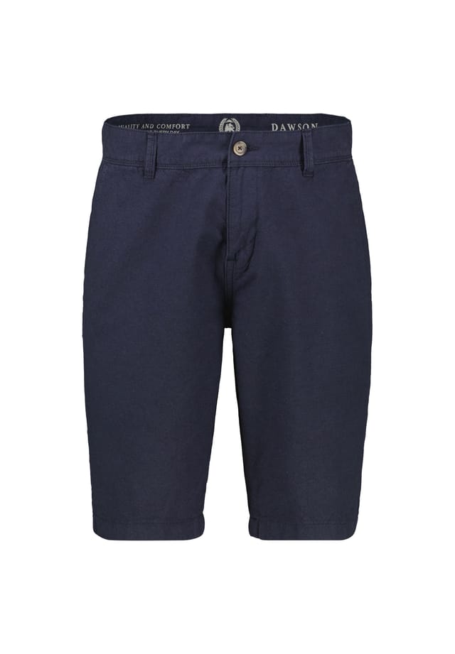 Шорты-Бермуды Chino с добавлением льна Lerros, синий 
Шорты-Бермуды Chino с добавлением льна Lerros, синий