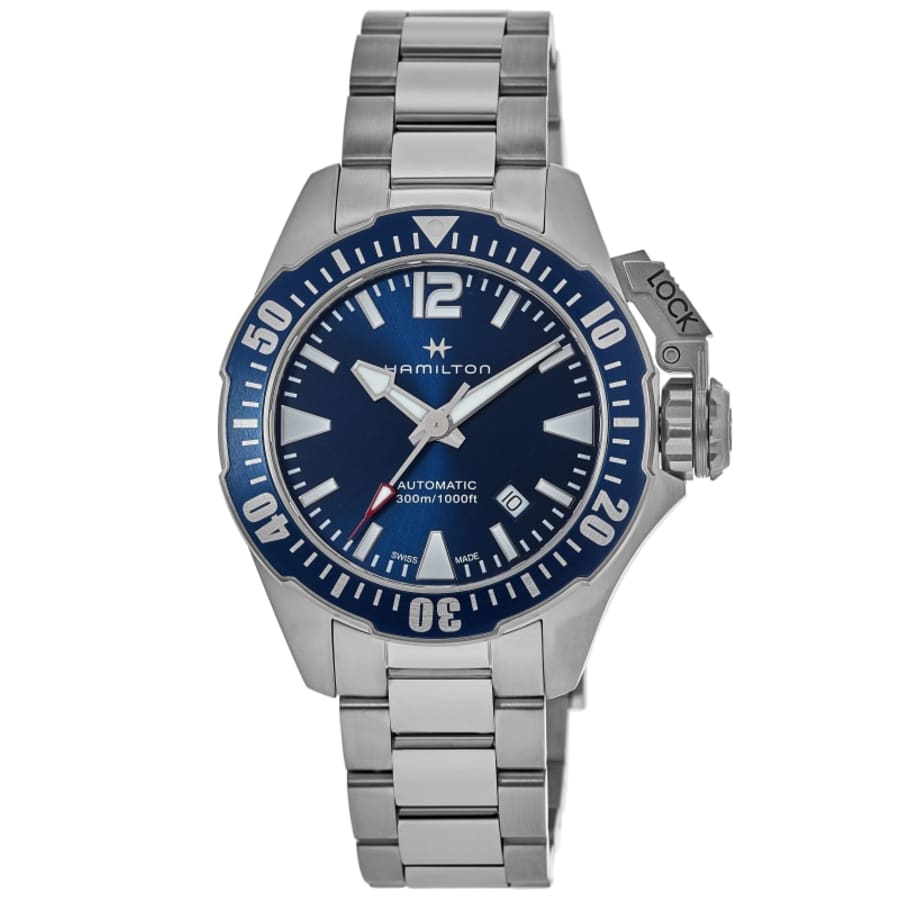 Мужские часы Hamilton Khaki Navy Frogman Automatic с синим циферблатом H77705145
Мужские часы Hamilton Khaki Navy Frogman Automatic с синим циферблатом H77705145