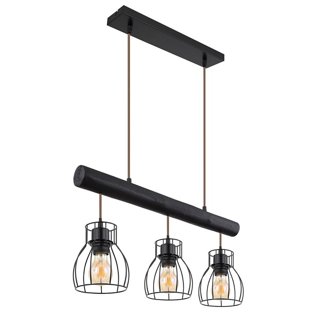 Подвесной светильник, дерево, черный, металлическая решетка, H 140см Globo Lighting
Подвесной светильник, дерево, черный, металлическая решетка, H 140см Globo Lighting
