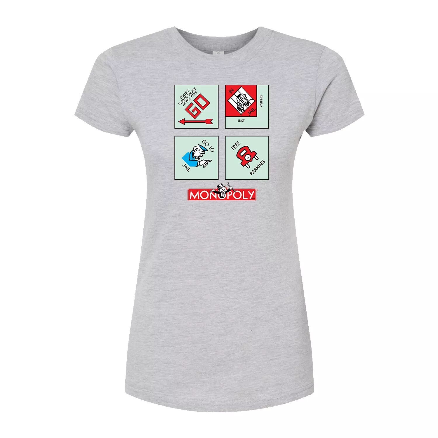 Облегающая футболка Juniors' Monopoly Properties Licensed Character, серый
Облегающая футболка Juniors' Monopoly Properties Licensed Character, серый