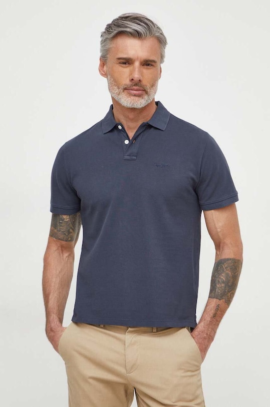 Хлопковая поло NEW OLIVER GD Pepe Jeans, темно-синий
Хлопковая поло NEW OLIVER GD Pepe Jeans, темно-синий