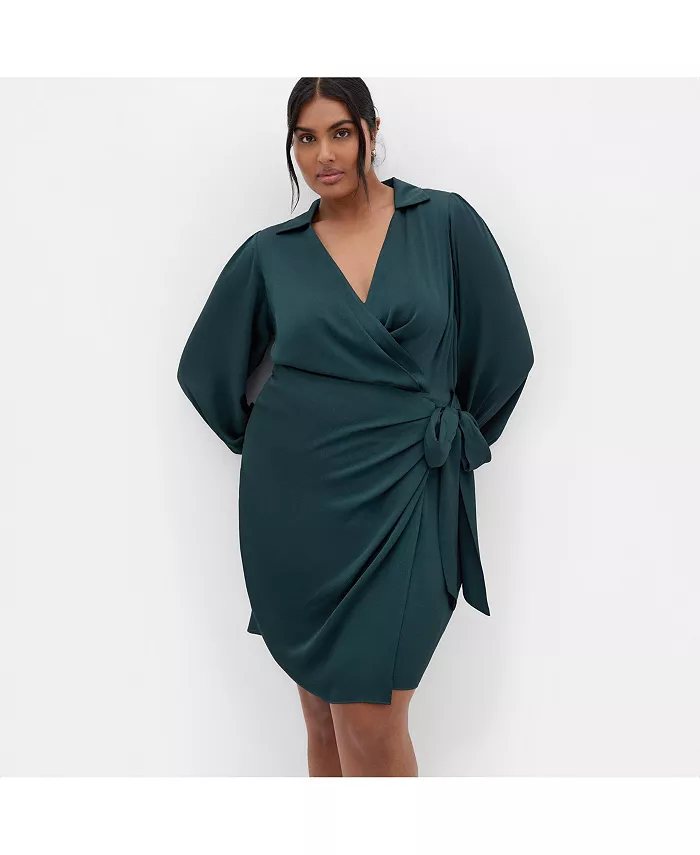 Платье Genevieve больших размеров CITY CHIC, зеленый
Платье Genevieve больших размеров CITY CHIC, зеленый