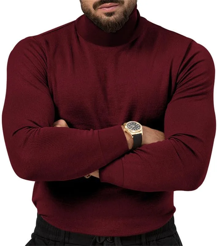 Мужской повседневный водолазка slim fit базовый свитер VIVICOLOR
Мужской повседневный водолазка slim fit базовый свитер VIVICOLOR