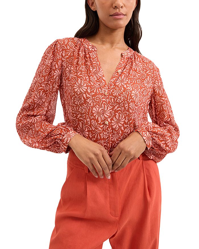 Шелковая блузка Ashlynn Veronica Beard, оранжевый
Шелковая блузка Ashlynn Veronica Beard, оранжевый