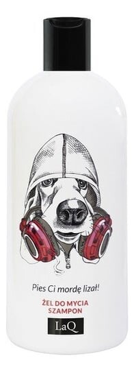 Гель для мытья тела и шампунь для волос 2в1 для собак 300мл Laq 
Гель для мытья тела и шампунь для волос 2в1 для собак 300мл Laq