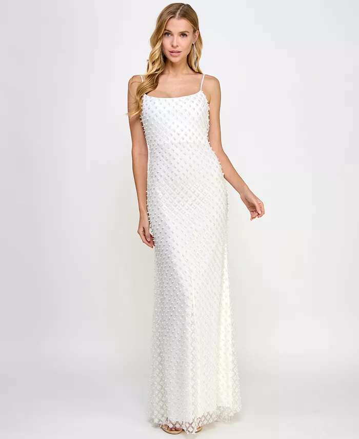 Вечернее платье для девушек с открытой спиной, стразами и искусственным жемчугом B Darlin, белый
Вечернее платье для девушек с открытой спиной, стразами и искусственным жемчугом B Darlin, белый