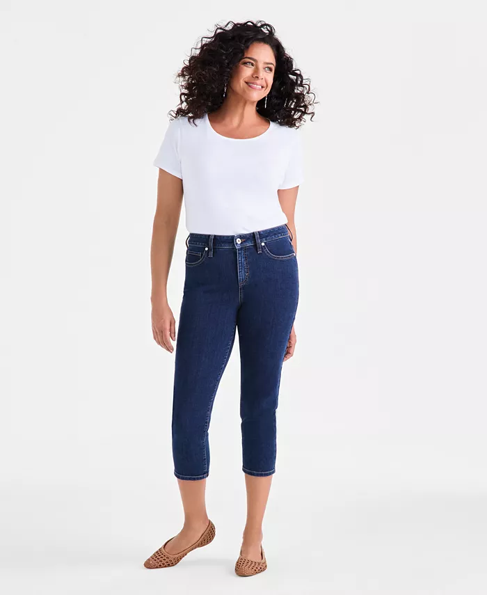 Узкие джинсы с заниженной посадкой Petite Mid Rise Ankle Style & Co, синий
Узкие джинсы с заниженной посадкой Petite Mid Rise Ankle Style & Co, синий