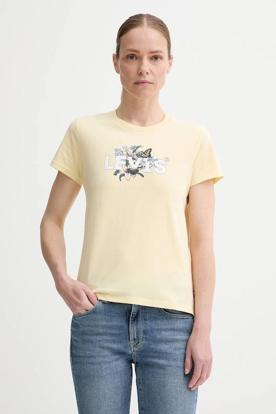 Хлопковая футболка THE PERFECT TEE Levi'S, желтый
Хлопковая футболка THE PERFECT TEE Levi'S, желтый