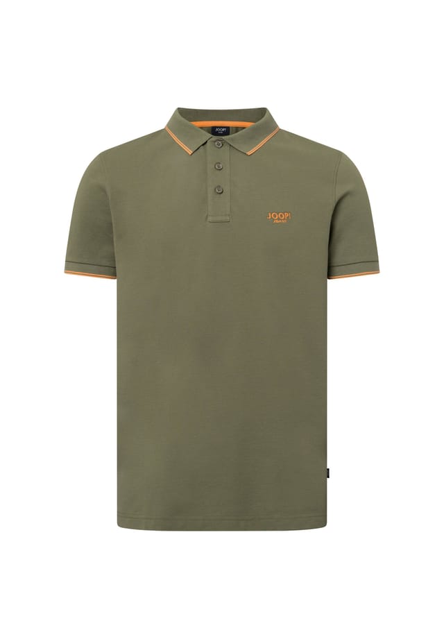 Рубашка-Поло - хлопковый стрейч-агнелло-пике с контрастными полосками с логотипом Joop! Jeans, зеленый
Рубашка-Поло - хлопковый стрейч-агнелло-пике с контрастными полосками с логотипом Joop! Jeans, зеленый