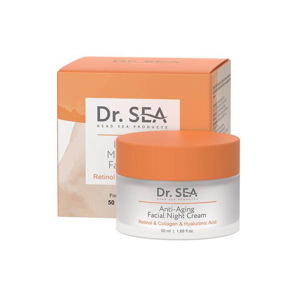 Ночной крем с ретинолом для зрелой кожи, 50 мл Dr.Sea Retinol
Ночной крем с ретинолом для зрелой кожи, 50 мл Dr.Sea Retinol