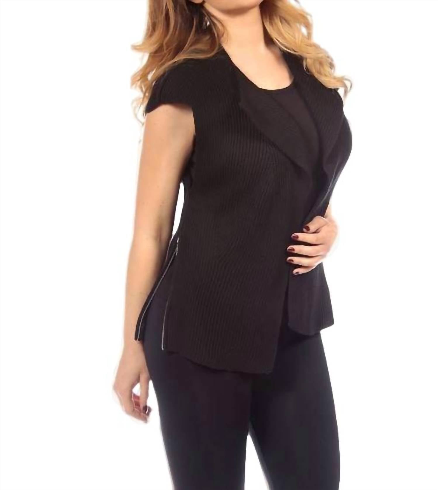 Жилет в рубчик черного цвета ANGEL, Черный, Жилет в рубчик черного цвета ANGEL
Жилет в рубчик черного цвета ANGEL, Черный, Жилет в рубчик черного цвета ANGEL