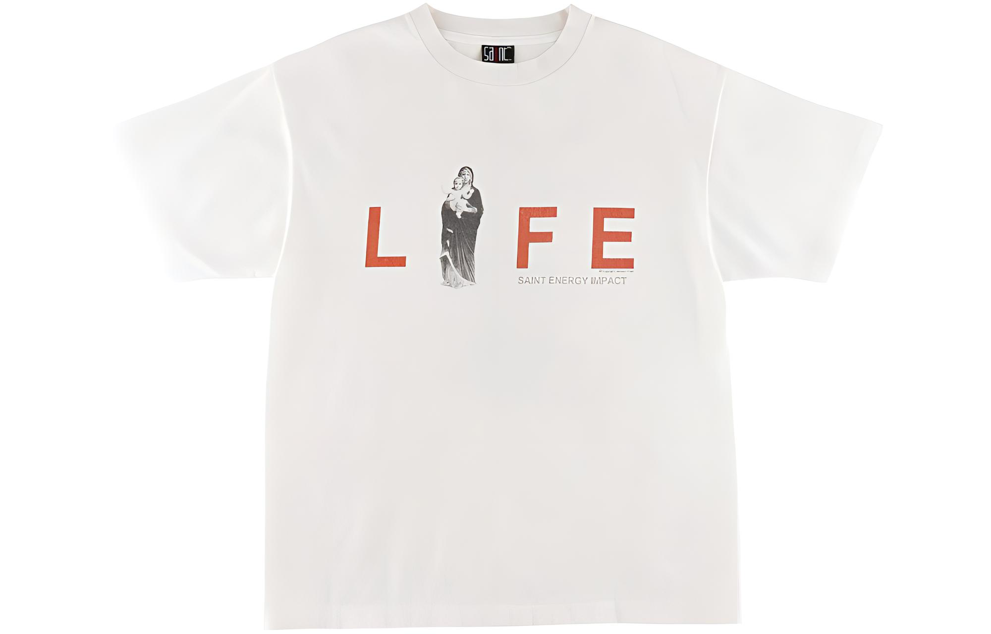 Футболка Life Maria SAINT Mxxxxxx, белая
Футболка Life Maria SAINT Mxxxxxx, белая