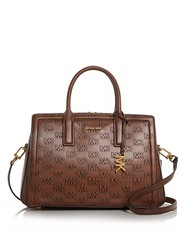 Кожаная сумка-саквояж среднего размера Laila Michael Kors, коричневый
Кожаная сумка-саквояж среднего размера Laila Michael Kors, коричневый