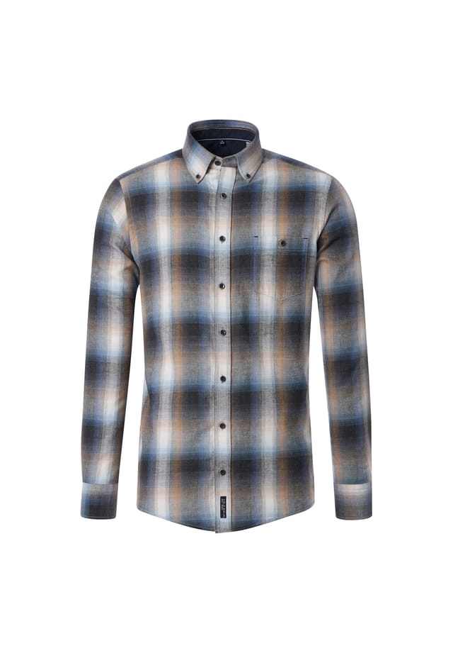 Клетчатая куртка-рубашка повседневный крой Casamoda, голубой
Клетчатая куртка-рубашка повседневный крой Casamoda, голубой