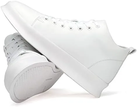 Мужские высокие скейтбордические туфли, повышающие рост, кожаные ботинки на шнуровке Gosetony, белый
Мужские высокие скейтбордические туфли, повышающие рост, кожаные ботинки на шнуровке Gosetony, белый