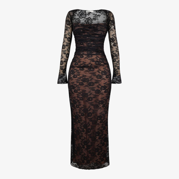 Кружевное платье макси artemis с корсетом House Of Cb, черный
Кружевное платье макси artemis с корсетом House Of Cb, черный
