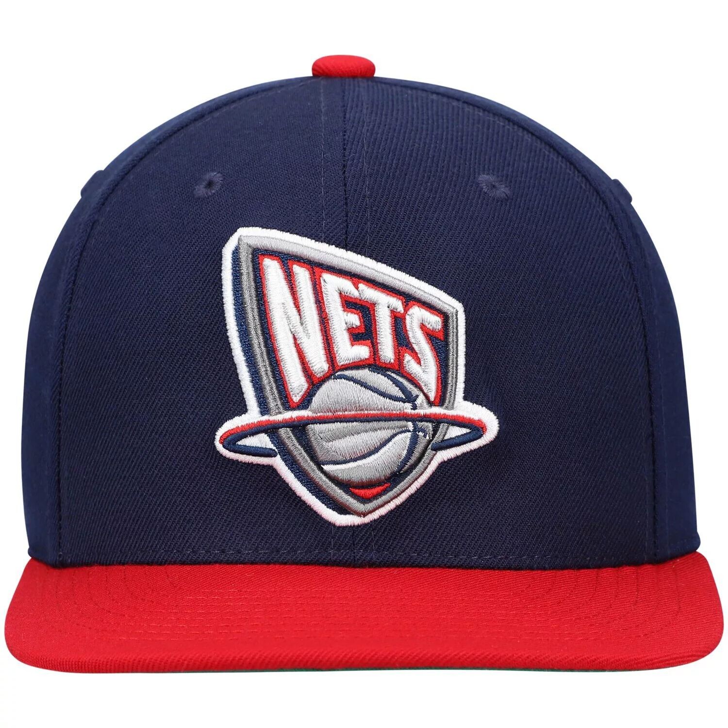 Мужская двухцветная кепка Snapback 2.0 Mitchell & Ness темно-синего/красного цвета New Jersey Nets Hardwood Classics Team
Мужская двухцветная кепка Snapback 2.0 Mitchell & Ness темно-синего/красного цвета New Jersey Nets Hardwood Classics Team