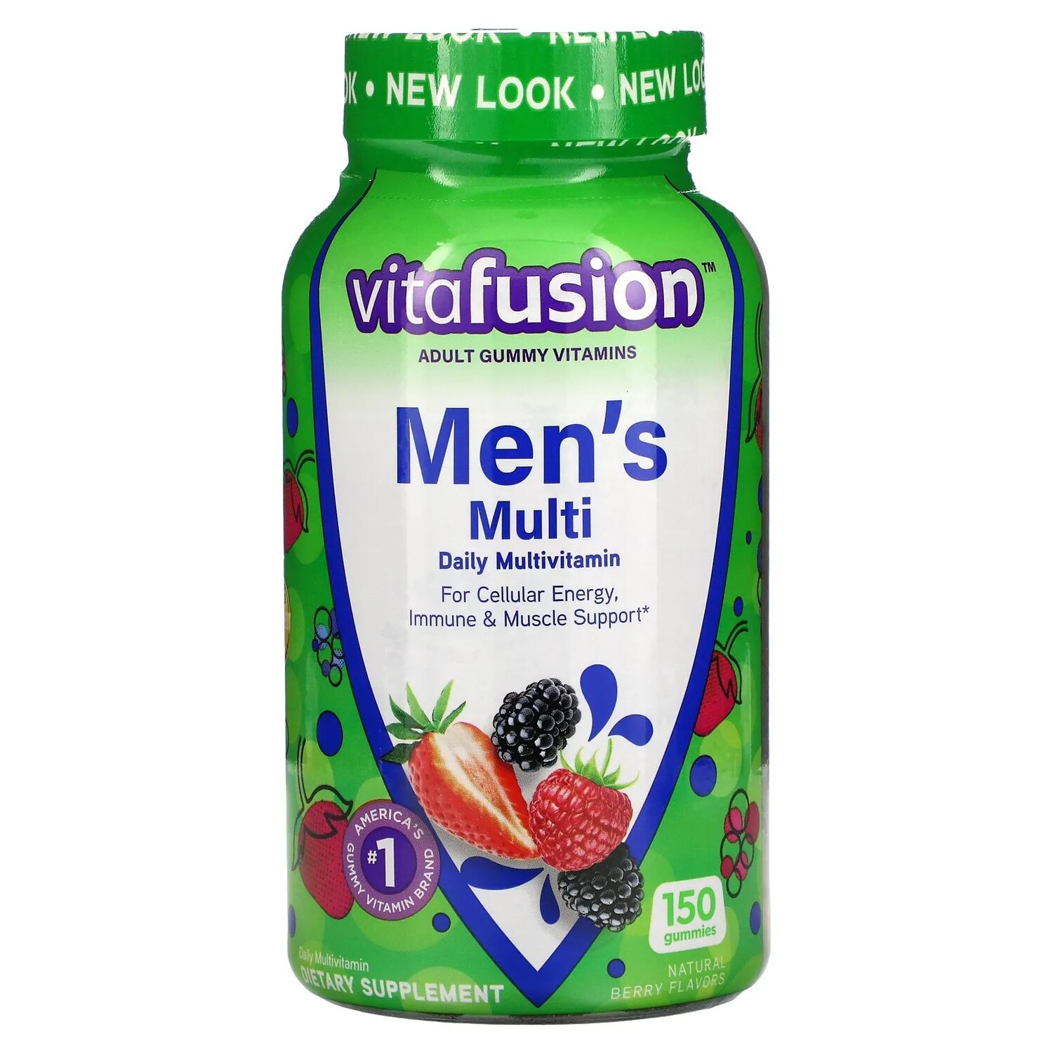 VitaFusion Комплексные мультивитамины для мужчин натуральные ягодные вкусы 150 жевательных таблеток 
VitaFusion Комплексные мультивитамины для мужчин натуральные ягодные вкусы 150 жевательных таблеток