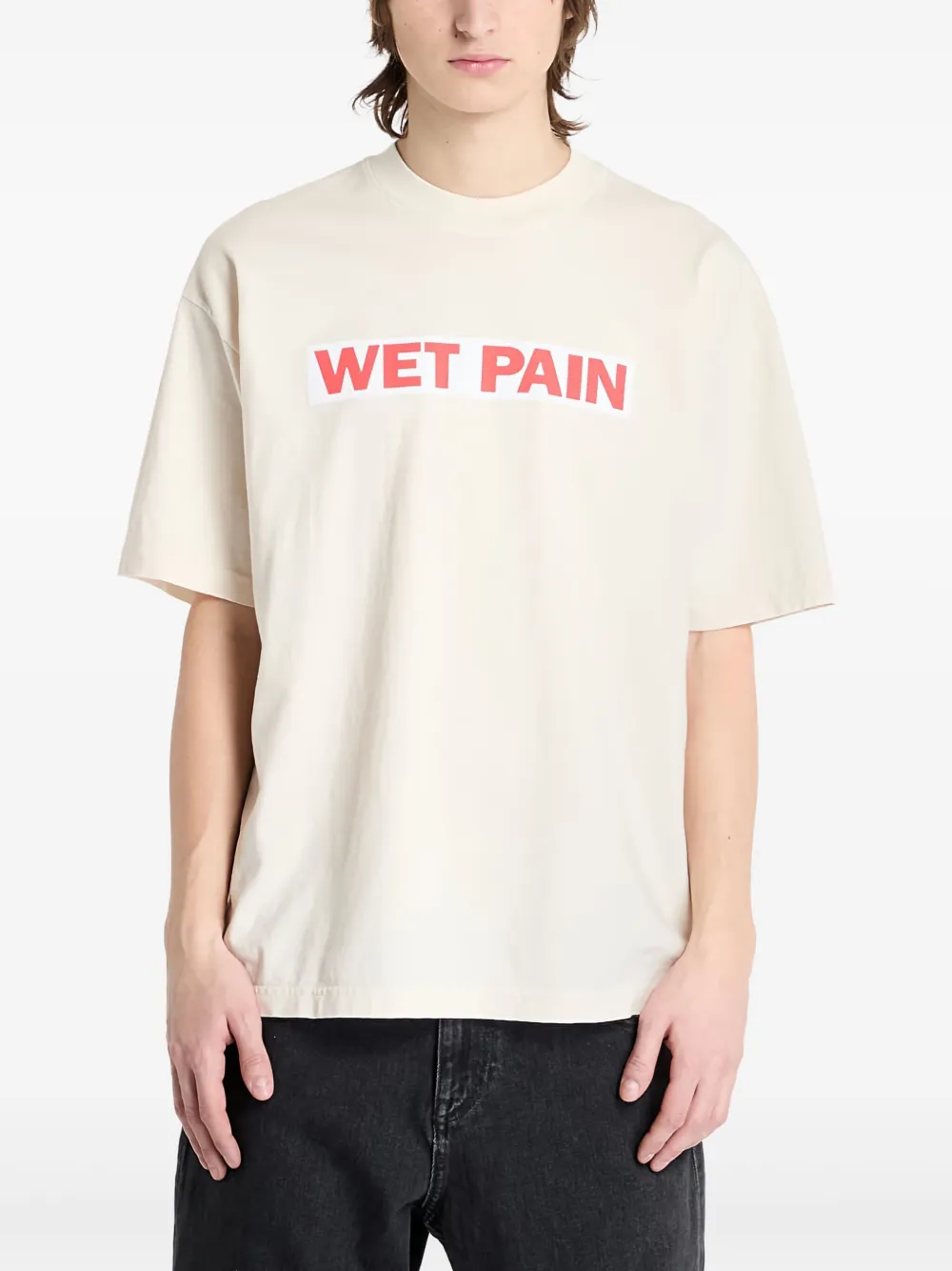 Футболка с графичным принтом Pleasures, нейтральный
Футболка с графичным принтом Pleasures, нейтральный