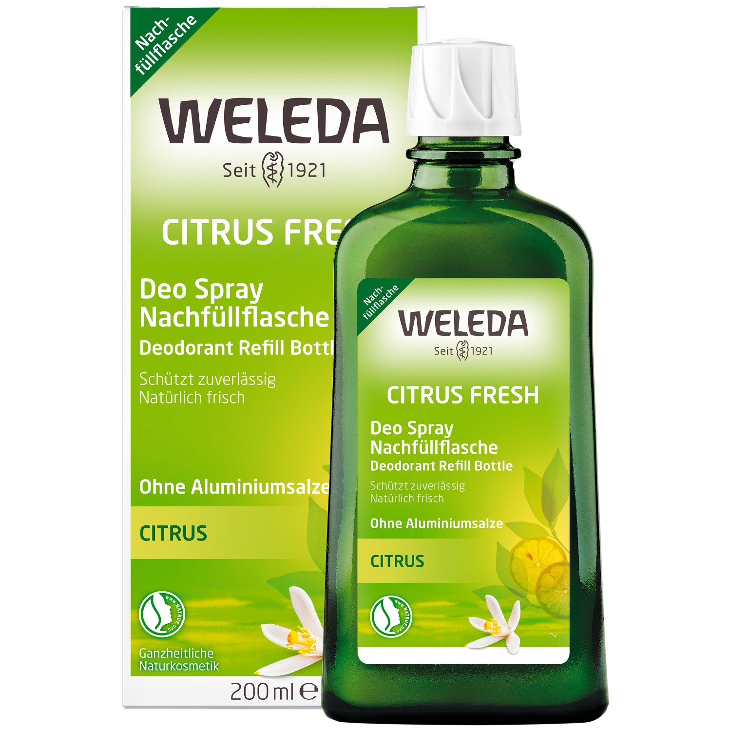 Дезодорант citrus fresh nachfüllflasche Weleda, объем 200 мл
Дезодорант citrus fresh nachfüllflasche Weleda, объем 200 мл