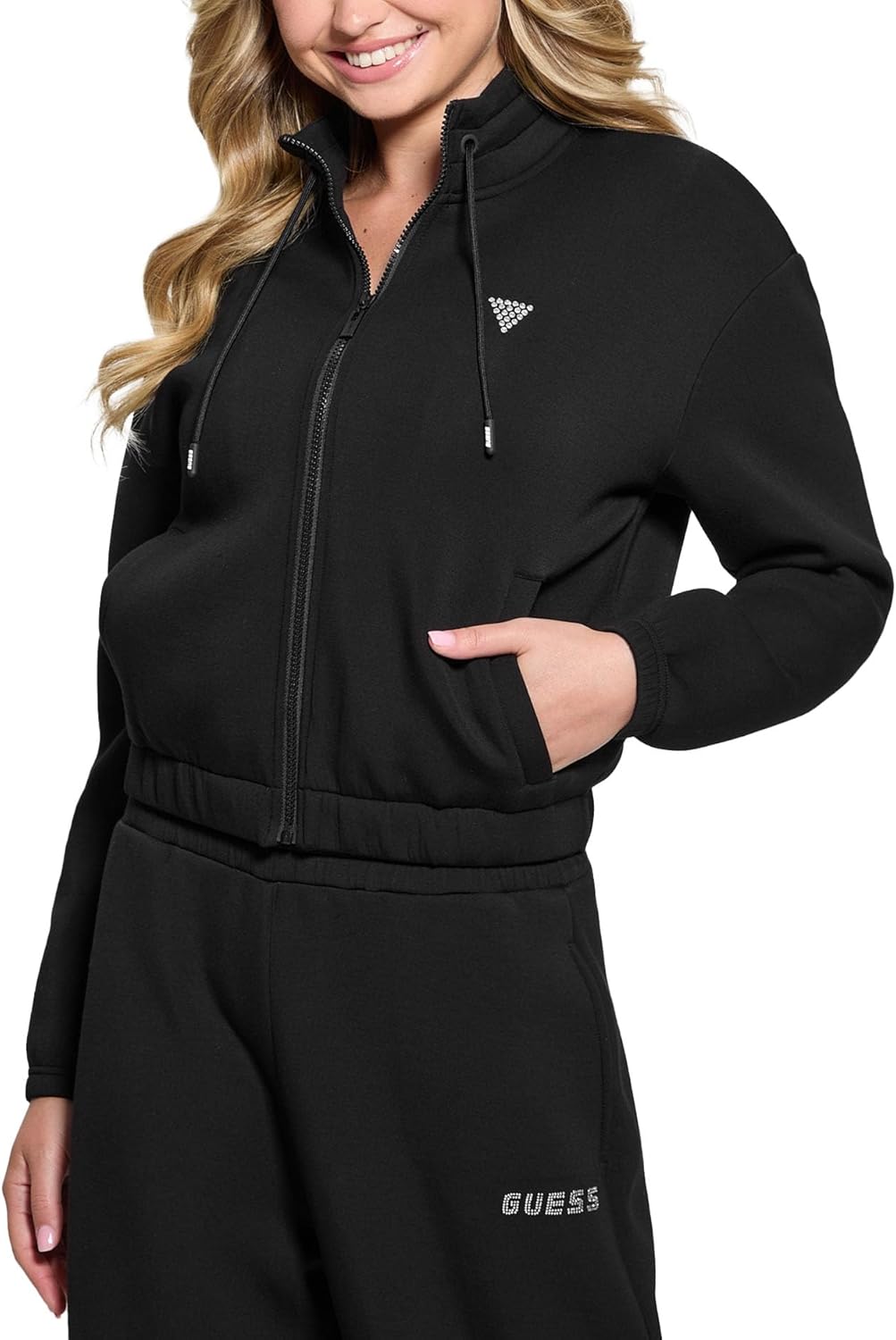 GUESS женский Eco Cecilia Scuba Zip Sweatshirt, Jet Black
GUESS женский Eco Cecilia Scuba Zip Sweatshirt, Jet Black