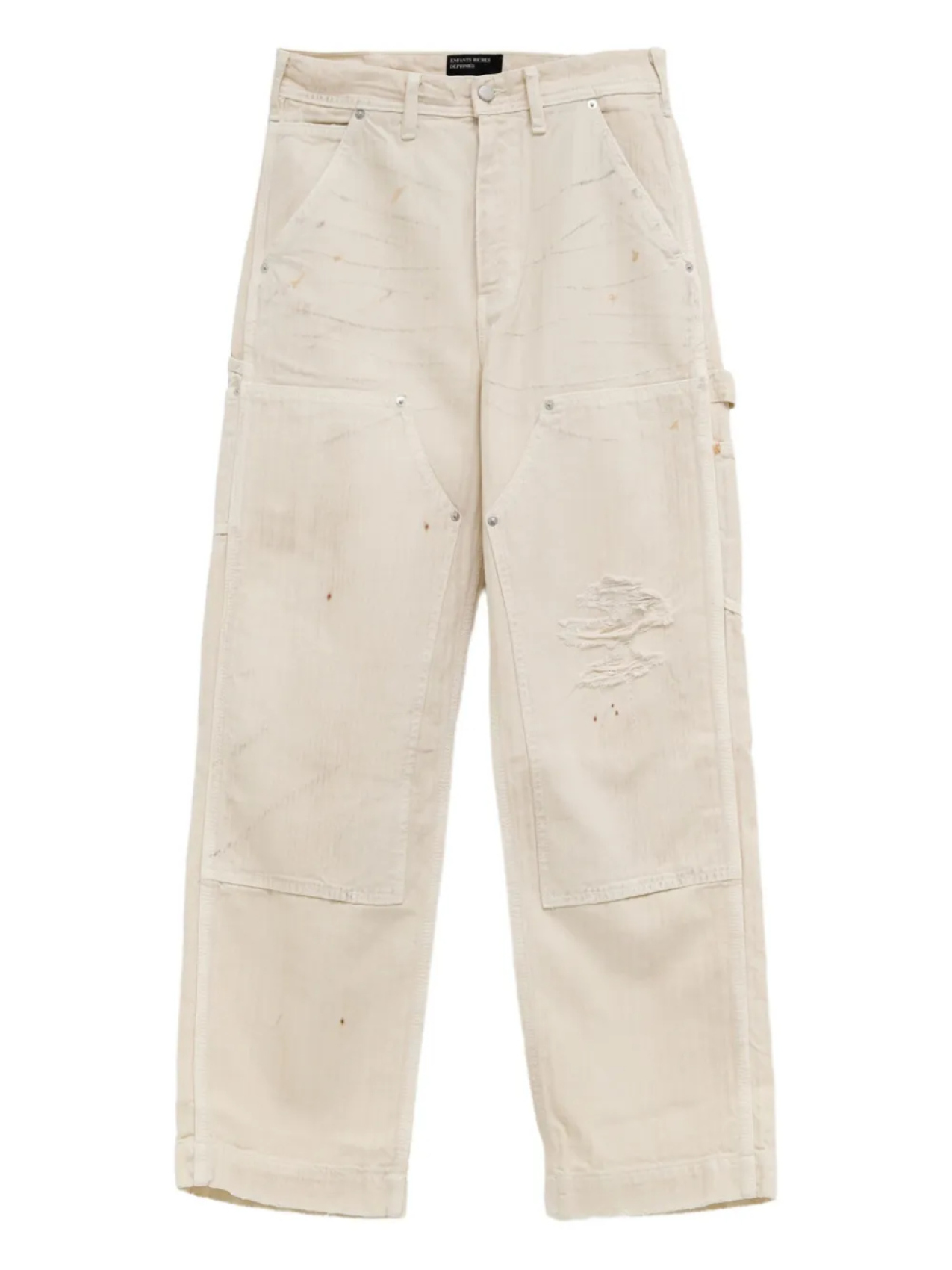 Брюки Enfants Riches Déprimés с узором «елочка» и потертостями, нейтральный
Брюки Enfants Riches Déprimés с узором «елочка» и потертостями, нейтральный