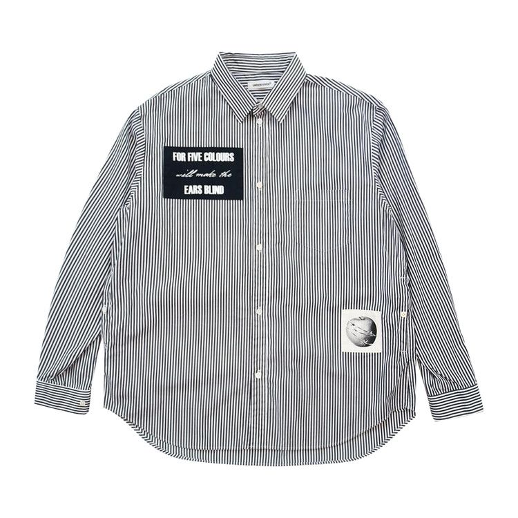 Рубашка Undercover Patch Striped Shirt, Black
Рубашка Undercover Patch Striped Shirt, Black