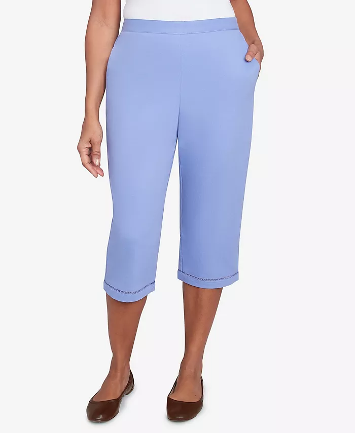 Женские расклешенные капри Santa Fe с кружевным подолом Alfred Dunner, синий
Женские расклешенные капри Santa Fe с кружевным подолом Alfred Dunner, синий