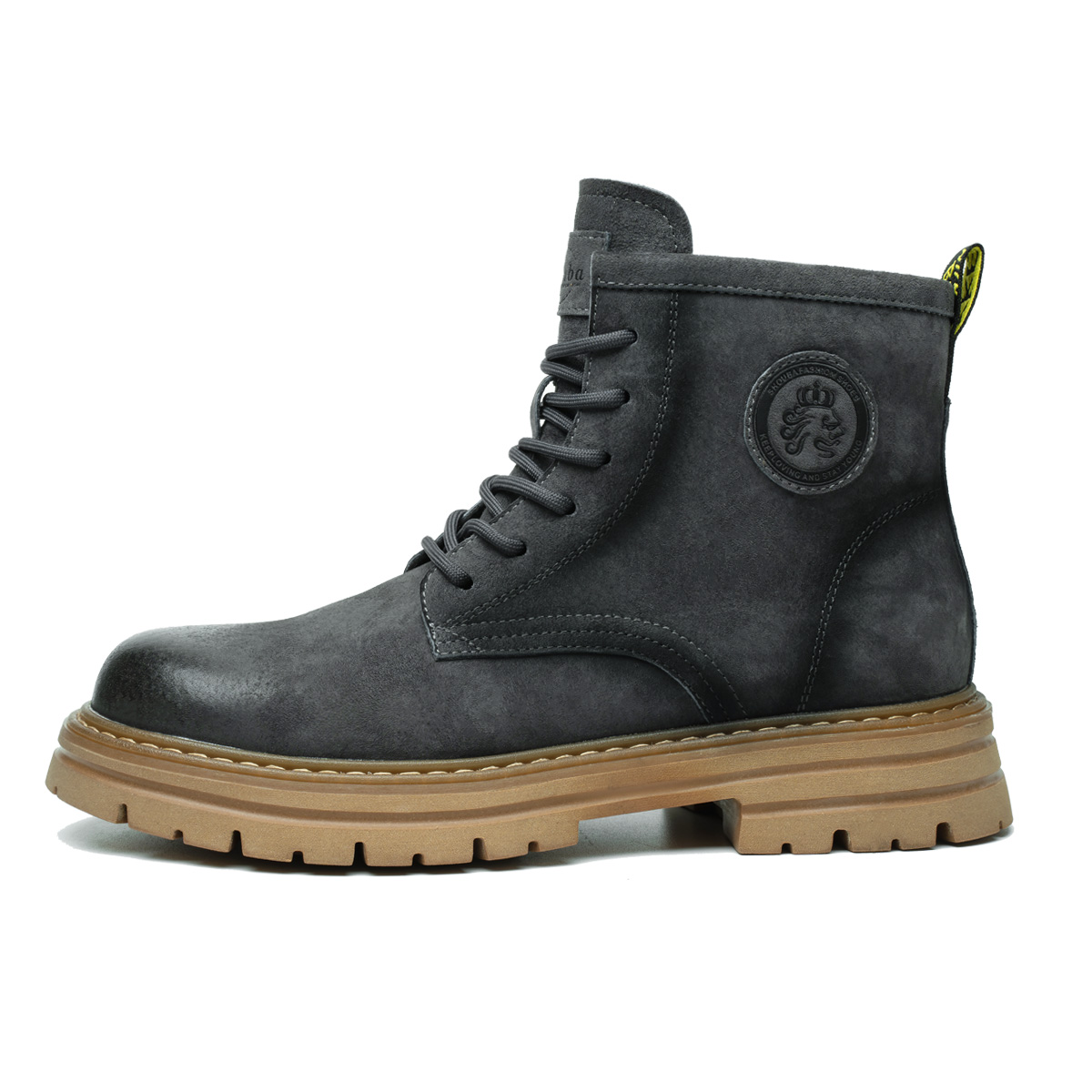 YEDANI Мужские ботинки Martin желто-серые, цвет Gray
YEDANI Мужские ботинки Martin желто-серые, цвет Gray