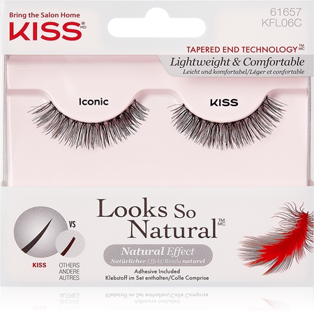 Накладные ресницы KISS Look So Natural, Iconic 2 szt.
Накладные ресницы KISS Look So Natural, Iconic 2 szt.
