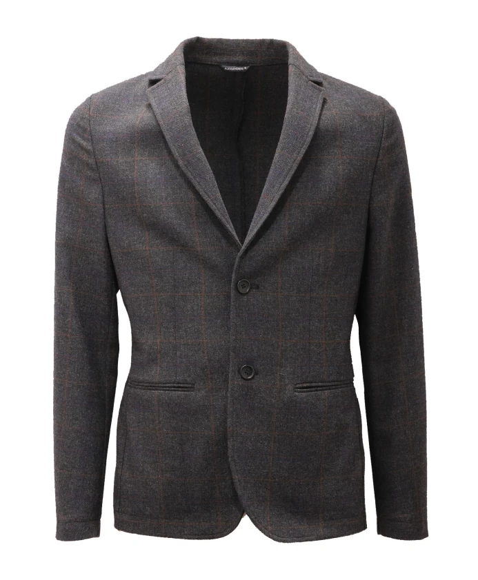 Клетчатый пиджак серого цвета Daniele Alessandrini, серый
Клетчатый пиджак серого цвета Daniele Alessandrini, серый