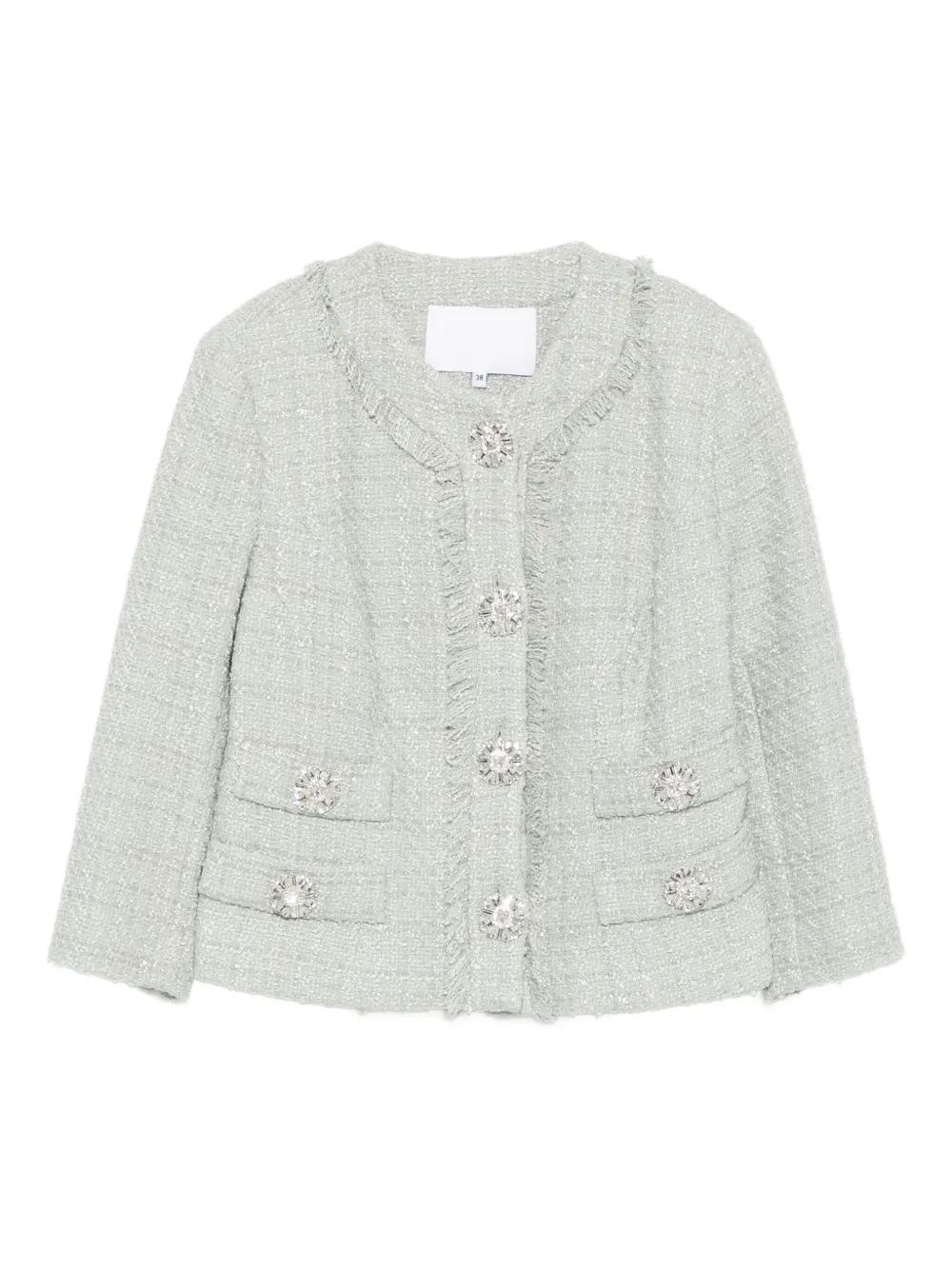 Куртка с декорированной бахромой Costarellos, зеленый
Куртка с декорированной бахромой Costarellos, зеленый