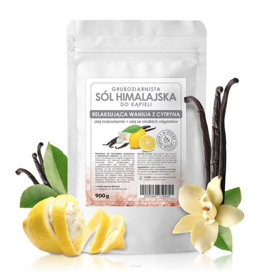 Соль Гималайская с маслами, Ваниль и Лимон, 900г E-Fiore
Соль Гималайская с маслами, Ваниль и Лимон, 900г E-Fiore