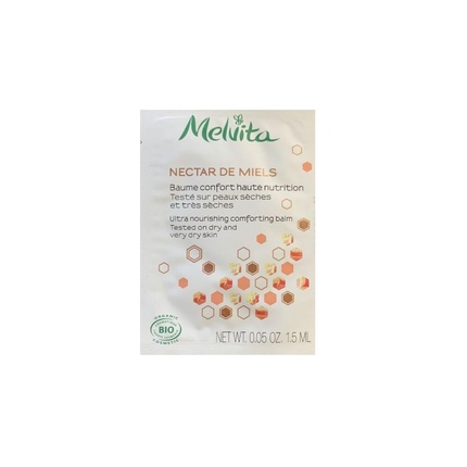 Пробник органического питательного бальзама для лица и шеи Nectar De Miels - 15 мл Melvita
Пробник органического питательного бальзама для лица и шеи Nectar De Miels - 15 мл Melvita