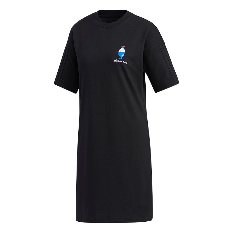 Женское черное платье с коротким рукавом Adidas Neo, черный
Женское черное платье с коротким рукавом Adidas Neo, черный