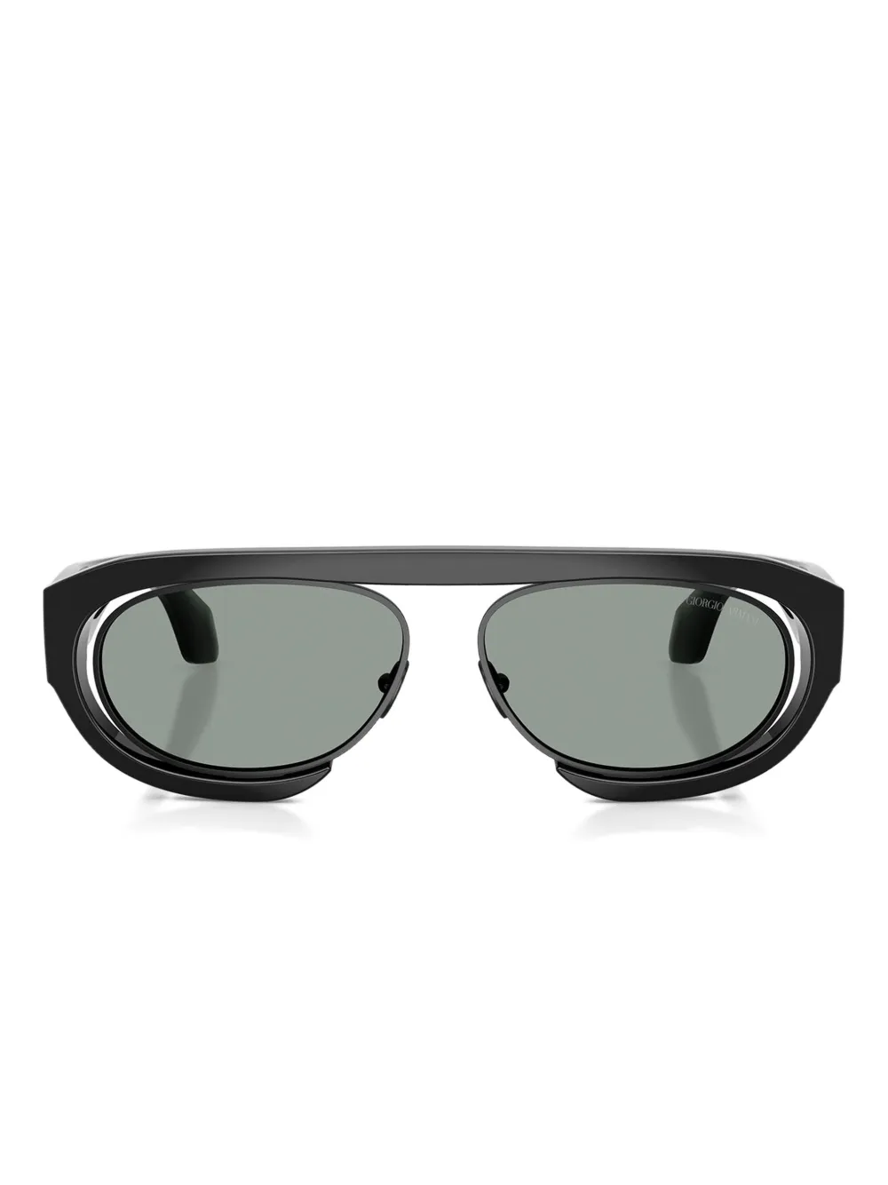 Солнцезащитные очки в геометричной оправе Giorgio Armani, черный
Солнцезащитные очки в геометричной оправе Giorgio Armani, черный