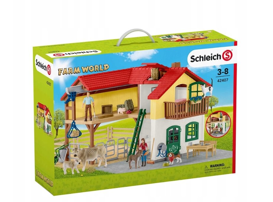 SCHLEICH, Набор коллекционных фигурок, Big Farm SLH42407
SCHLEICH, Набор коллекционных фигурок, Big Farm SLH42407