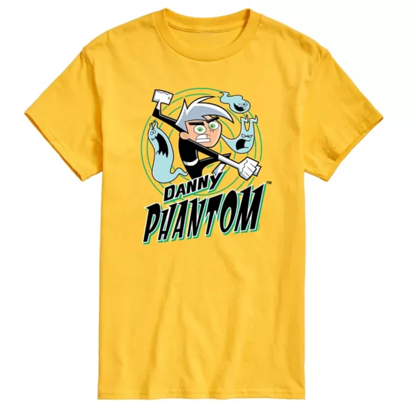 Мужская футболка с графическим логотипом Дэнни Фантома Nickelodeon, желтый
Мужская футболка с графическим логотипом Дэнни Фантома Nickelodeon, желтый