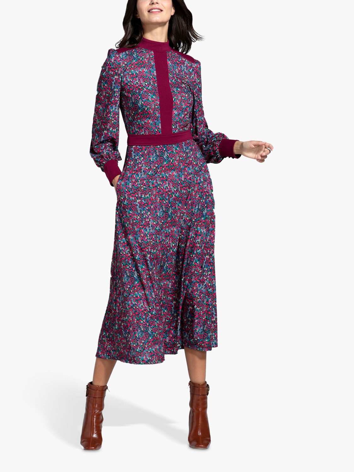 Платье миди со вставками и вставками с цветочным принтом HotSquash, бордовый/мульти, Красный, Платье миди со вставками и вставками с цветочным принтом HotSquash, бордовый/мульти 
Платье миди со вставками и вставками с цветочным принтом HotSquash, бордовый/мульти, Красный, Платье миди со вставками и вставками с цветочным принтом HotSquash, бордовый/мульти