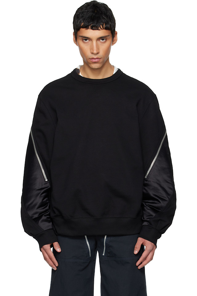 Контрастная толстовка Dries Van Noten, черный
Контрастная толстовка Dries Van Noten, черный