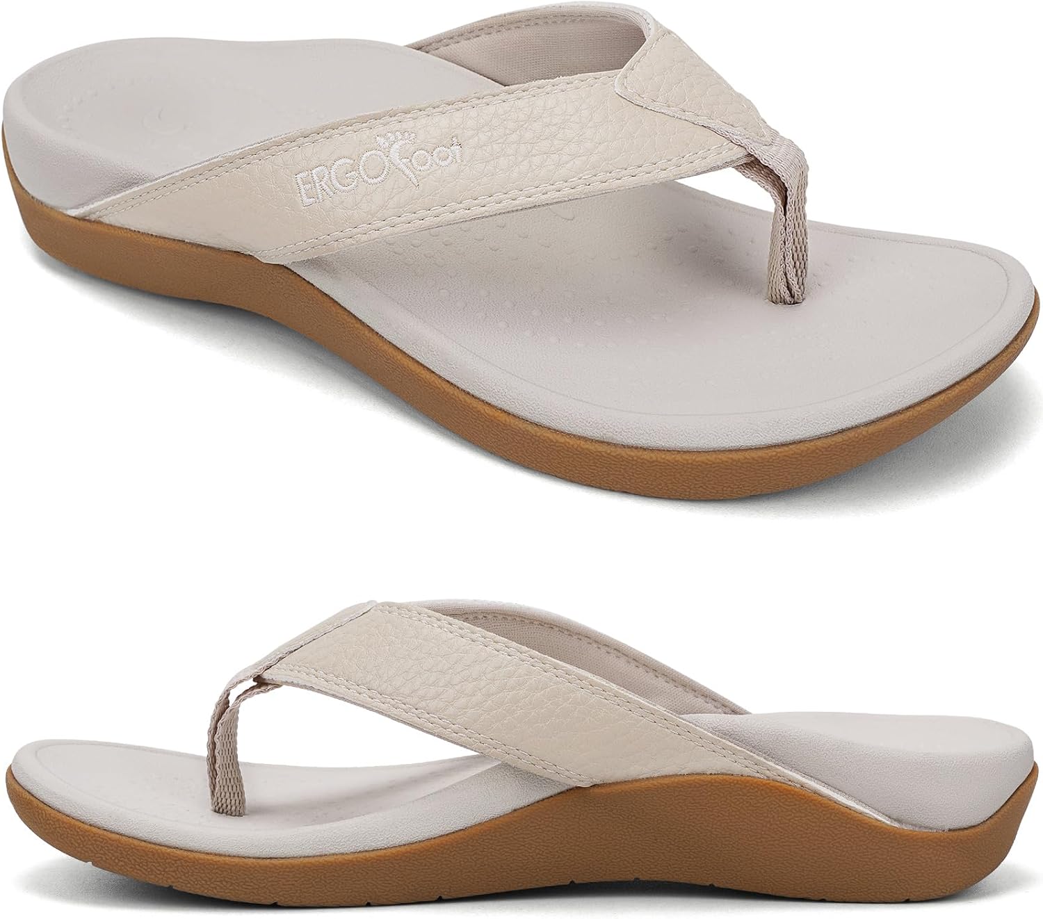 Усовершенствованные ортопедические шлепанцы ERGOfoot с поддержкой свода стопы- женские и мужские сандалии-вьетнамки- комфорт при ходьбе с ортопедической поддержкой при подошвенном фасциите, плоскостопии и пяточной шпоре- пляжные тапочки, белый
Усовершенствованные ортопедические шлепанцы ERGOfoot с поддержкой свода стопы- женские и мужские сандалии-вьетнамки- комфорт при ходьбе с ортопедической поддержкой при подошвенном фасциите, плоскостопии и пяточной шпоре- пляжные тапочки, белый