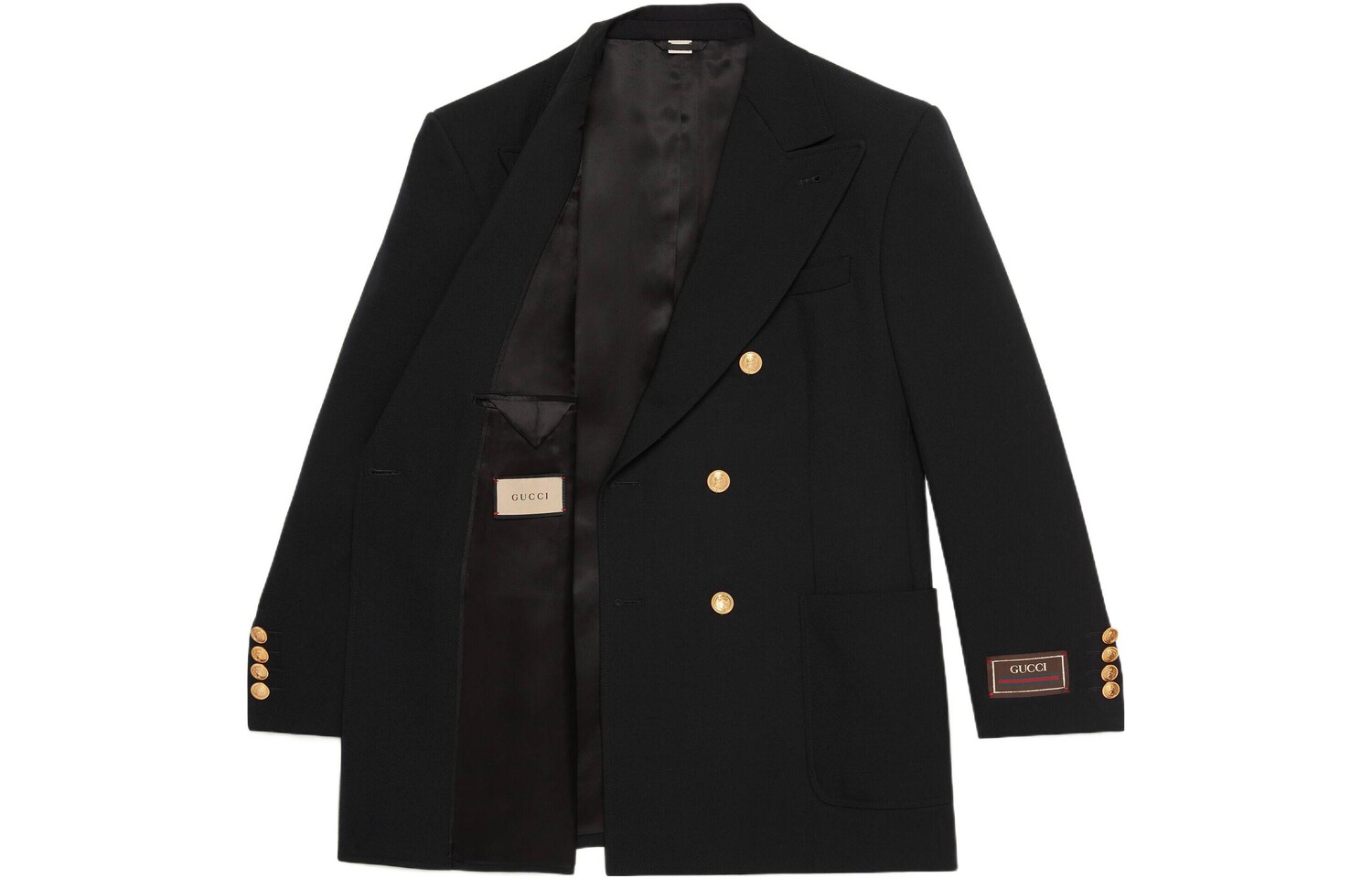 Пиджак мужской Gucci Double-breasted, черный
Пиджак мужской Gucci Double-breasted, черный