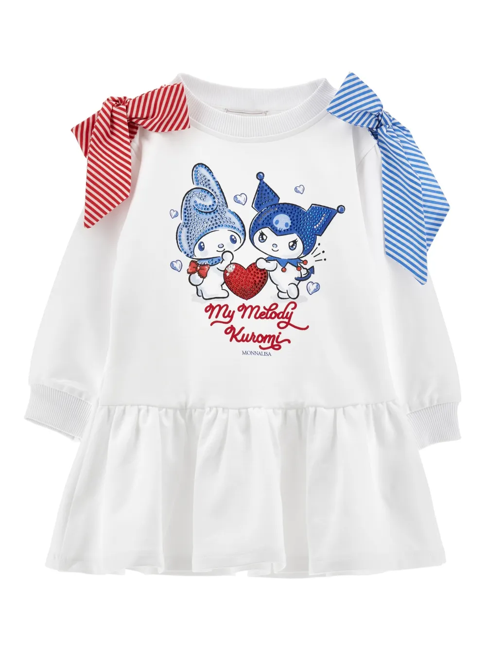 Платье с бантом Monnalisa, белый
Платье с бантом Monnalisa, белый