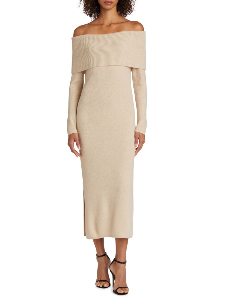 Платье Heritage Sofia из кашемира с открытыми плечами Elie Tahari, цвет Champagne Lurex
Платье Heritage Sofia из кашемира с открытыми плечами Elie Tahari, цвет Champagne Lurex