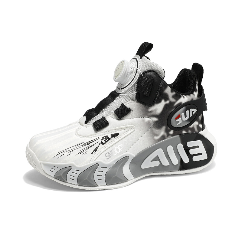 Баскетбольные кроссовки средней высоты с противоскользящей подошвой, устойчивые к истиранию и ударам, водонепроницаемые, детские SNOOPY, черный/белый
Баскетбольные кроссовки средней высоты с противоскользящей подошвой, устойчивые к истиранию и ударам, водонепроницаемые, детские SNOOPY, черный/белый