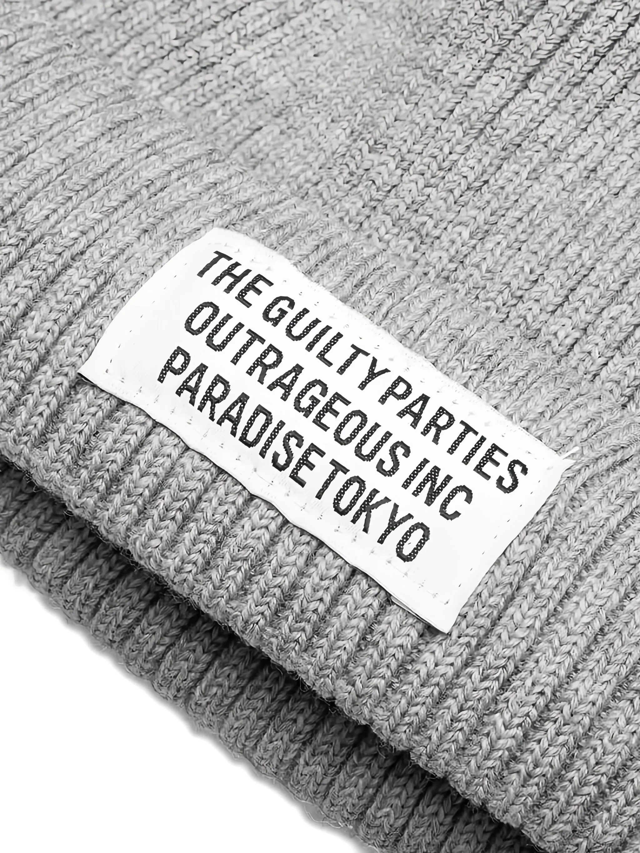 Шапка бини в рубчик Wacko Maria, серый
Шапка бини в рубчик Wacko Maria, серый