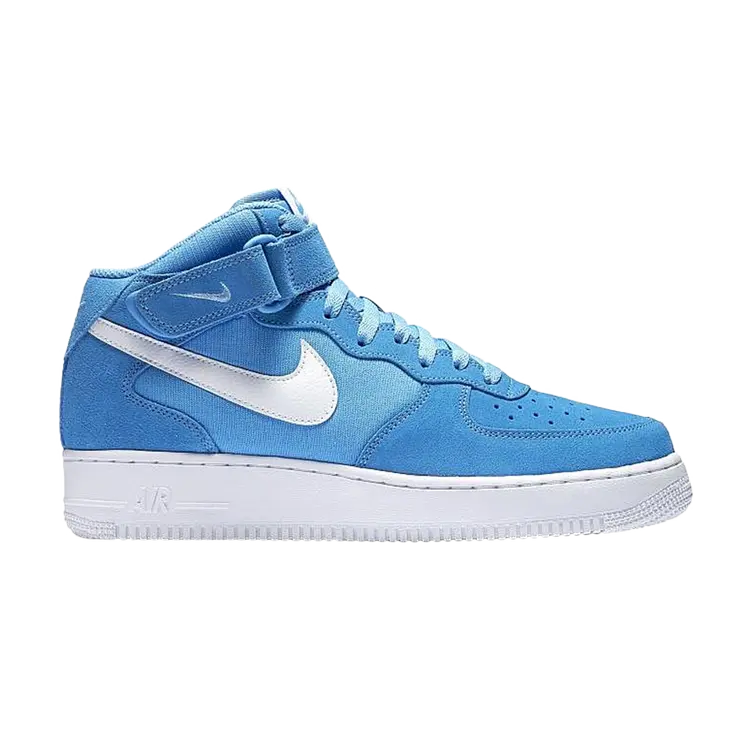 Кроссовки Nike Air Force 1 Mid '07 'University Blue', синий
Кроссовки Nike Air Force 1 Mid '07 'University Blue', синий